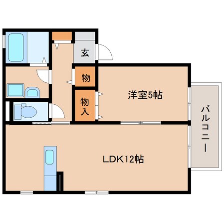 桜橋駅 バス3分  西高町下車：停歩4分 2階の物件間取画像